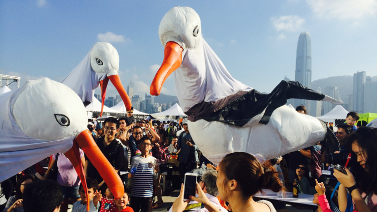 Snuff Puppets' Seagulls for Sydney Festival