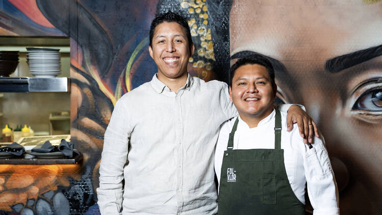 Owners Luis Guzman and chef Hector Chunga
