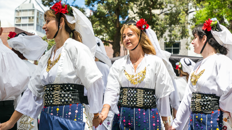 Greek dancers