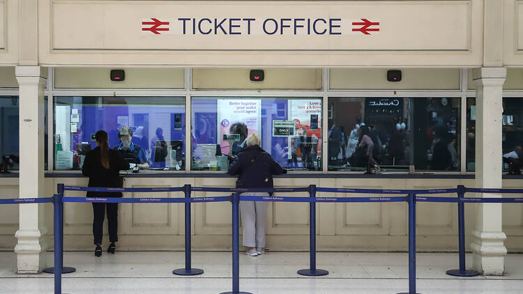 Ticket office in London