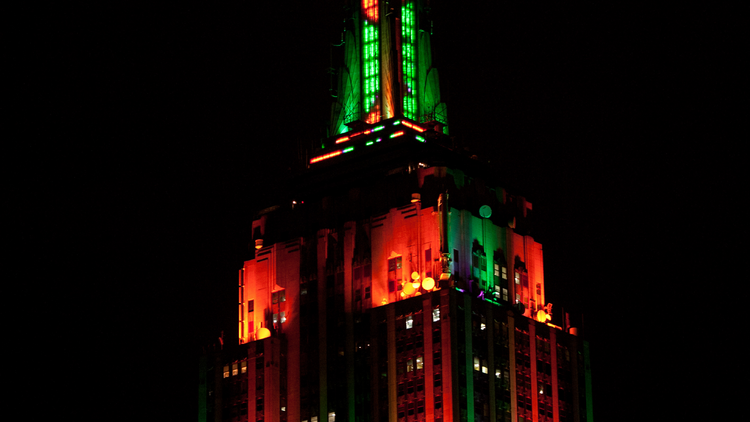 Empire State Building on Halloween