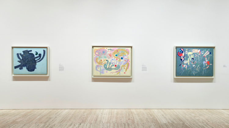 Installation view of the 'Kandinsky' exhibition