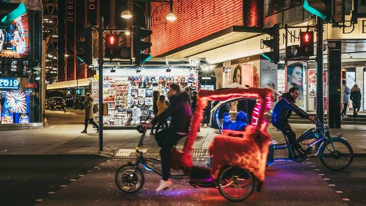 Pedicab / rickshaw in London