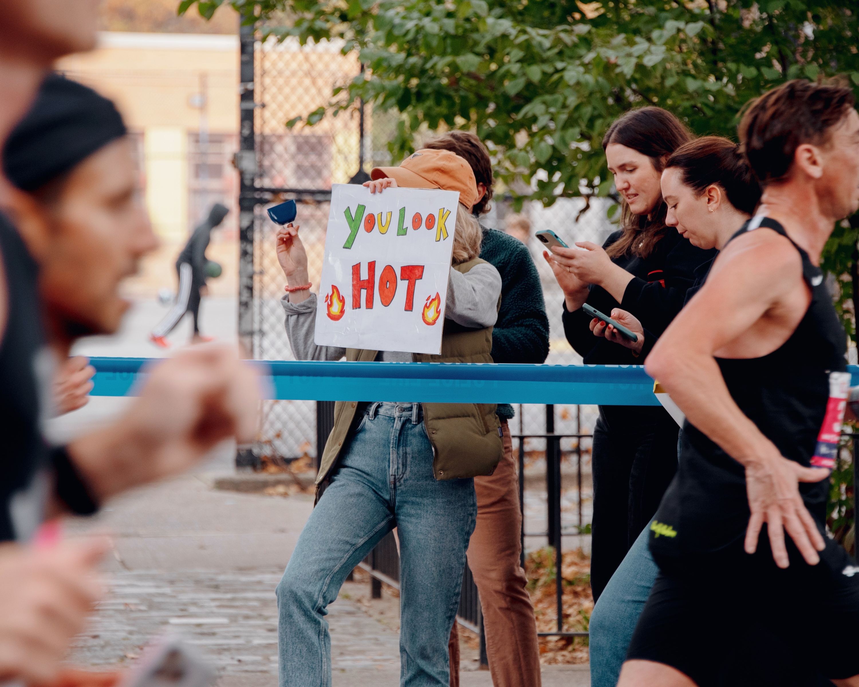 NYC Marathon 2023 sign: You look hot