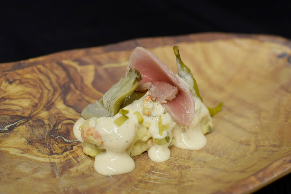 Ensaladilla Restaurante Moscatel. ACYRE