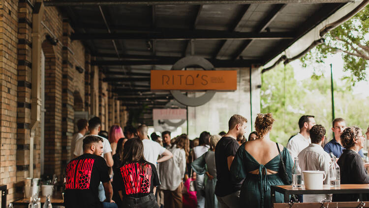 People enjoying a Fresh Blood wine event