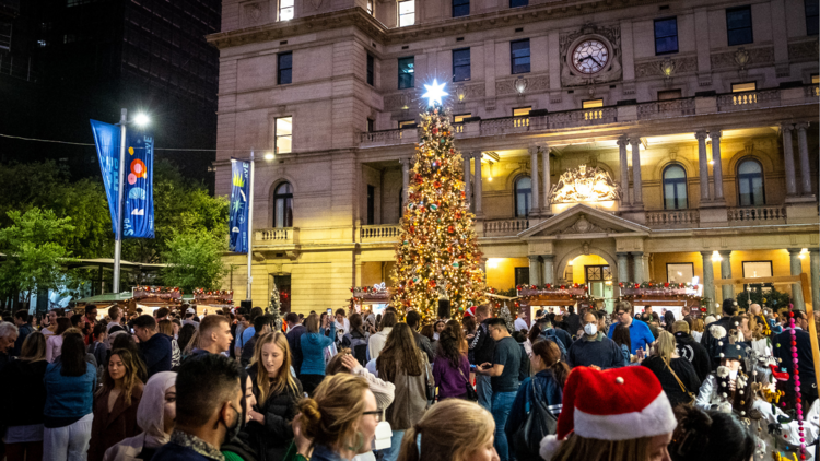 Christmas night market