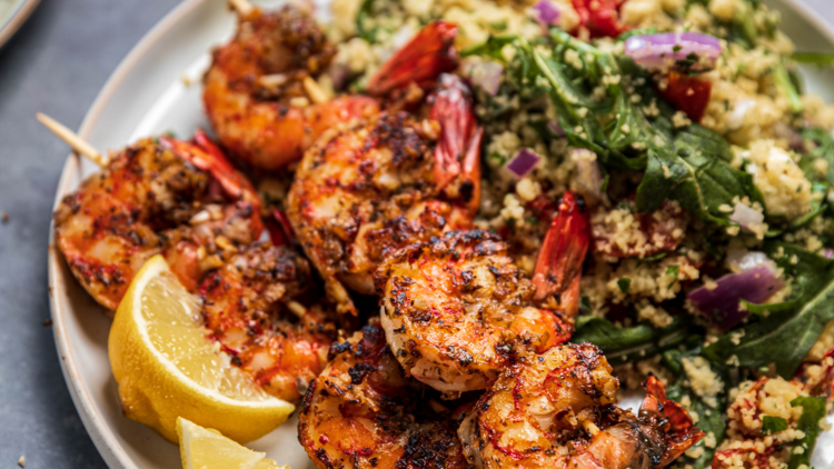 The charcoal connoisseur: Barbecued prawn skewers