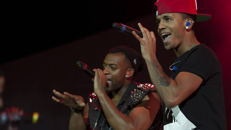 JLS performing live