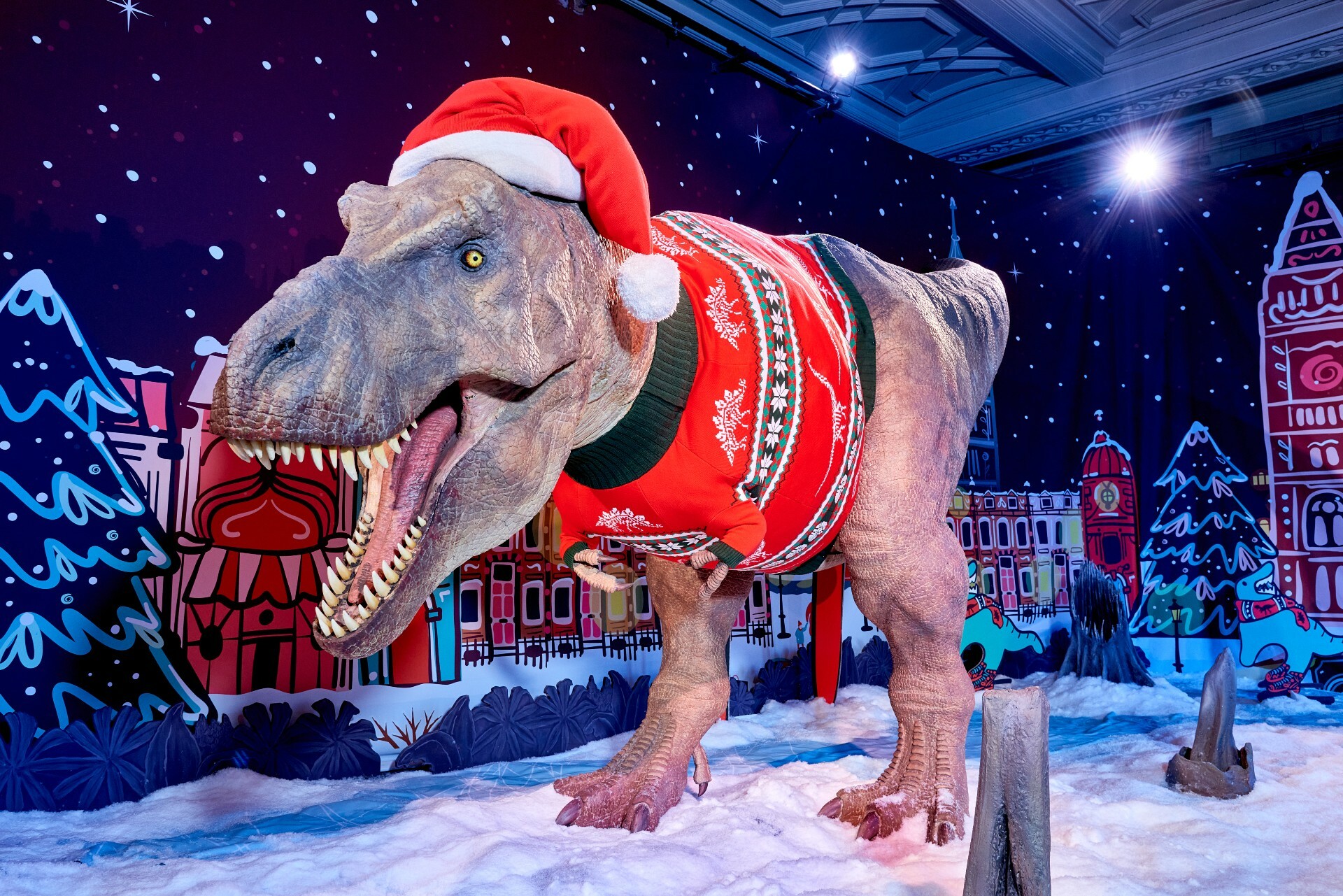 Christmas sweater 2025 t rex