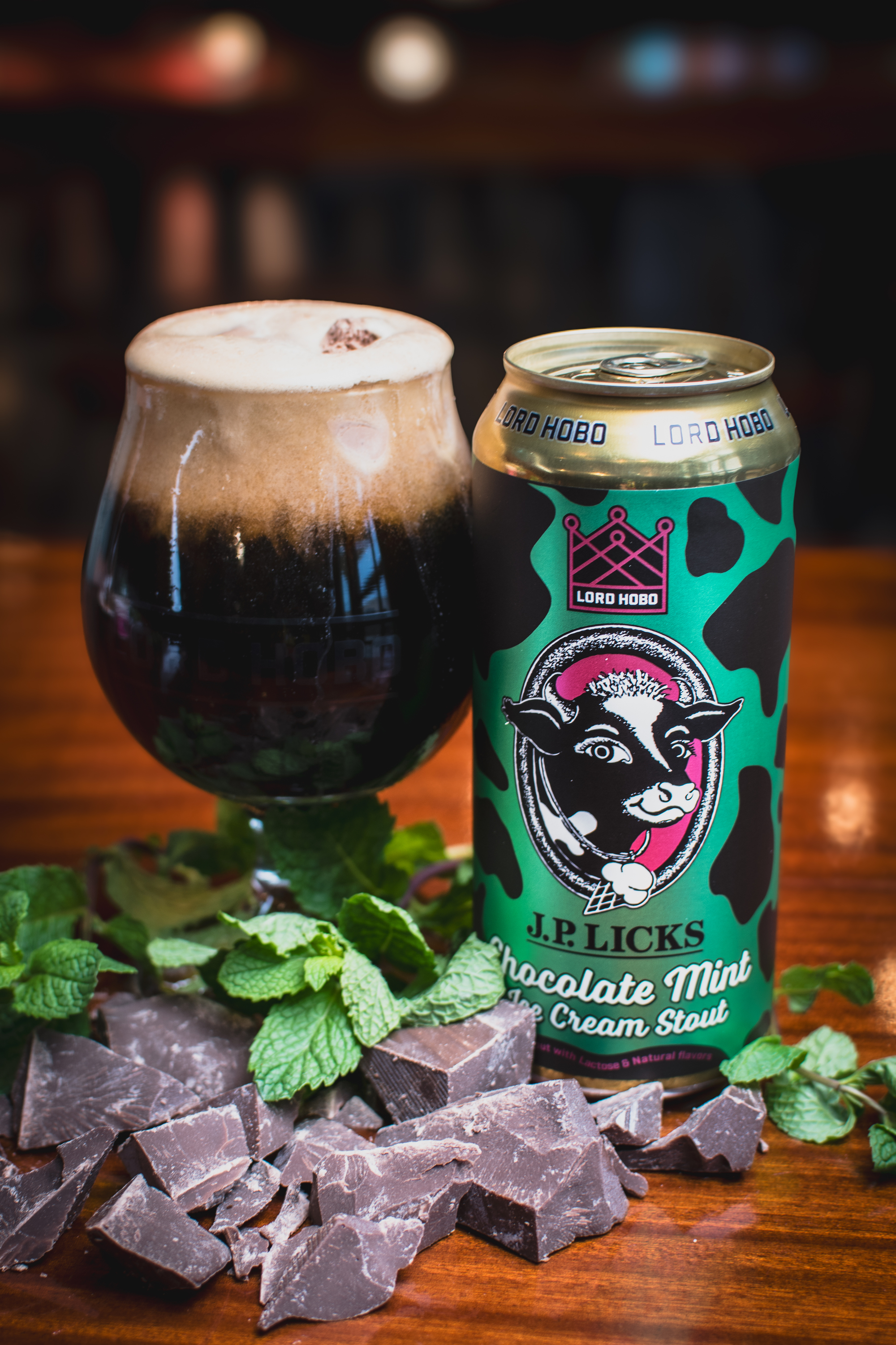 Lord Hobo’s J.P. Licks Chocolate Mint Ice Cream Stout