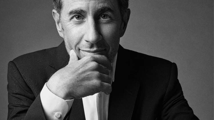 Portrait of comedian Jerry Seinfeld