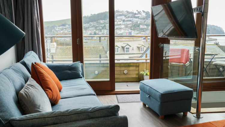 A seaview penthouse apartment in Dartmouth, Devon