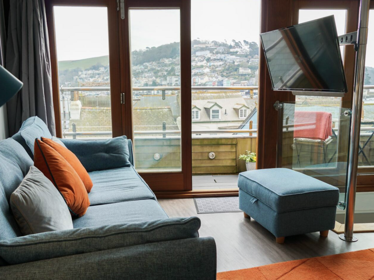 A seaview penthouse apartment in Dartmouth, Devon