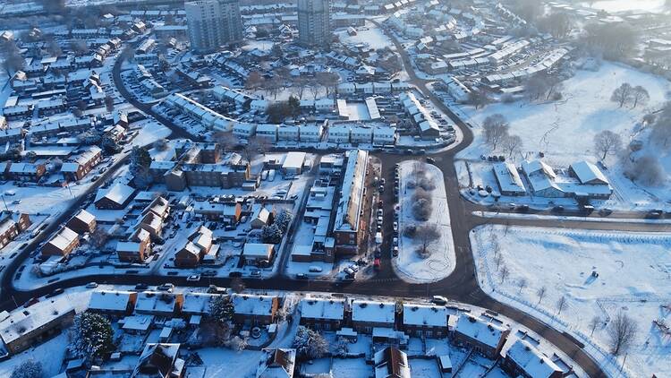 Luton in winter 