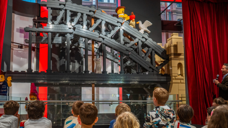 Lego model of Sydney Harbour Bridge