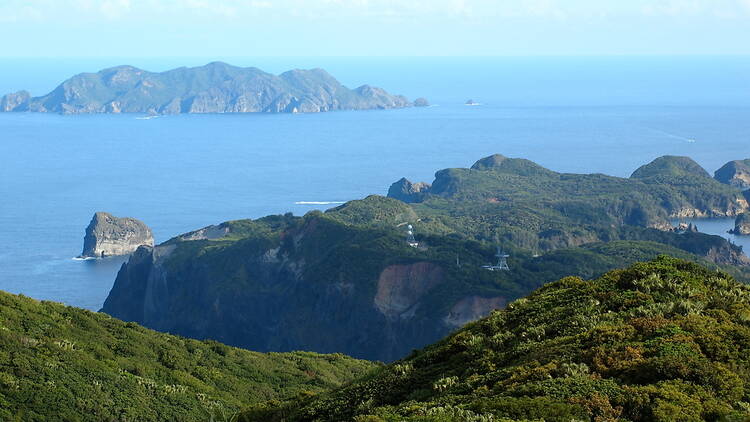 View from Mt Chibusa, Ogasawara Islands, Japan