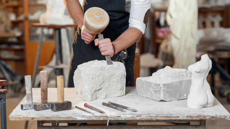 Stone-carving workshop