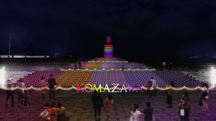 Flower and Light Movement at Komazawa Olympic Park