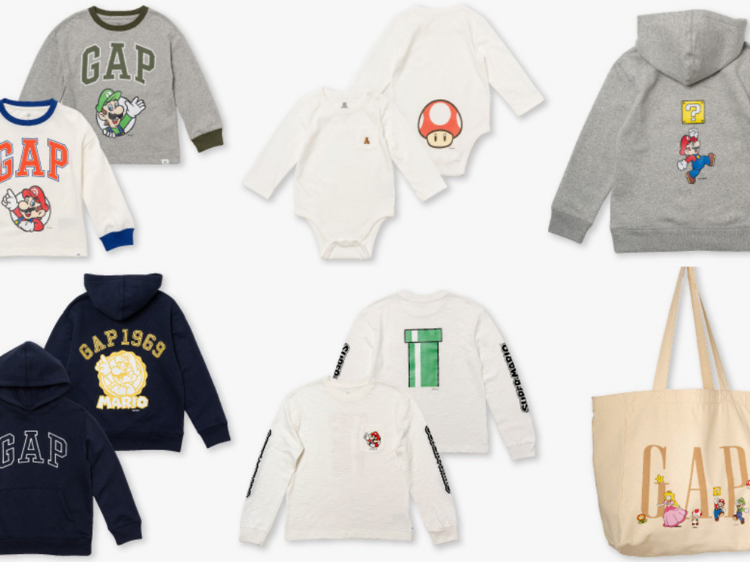 Gap releases a Super Mario collection only in Japan