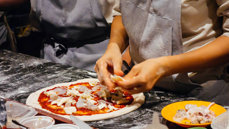 Homemade pizza workshop