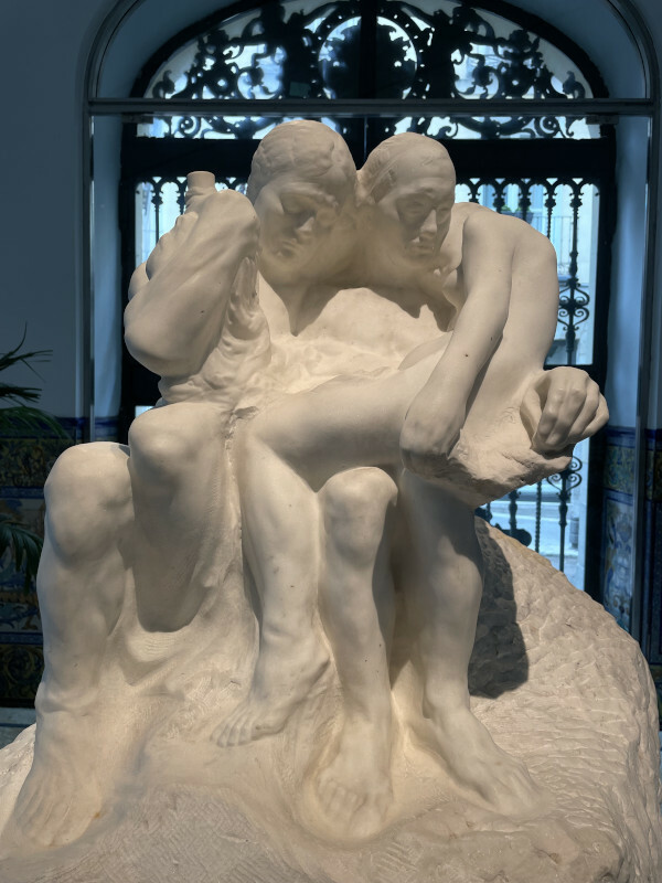 La muerte de Alcestes (h.1889). Rodin