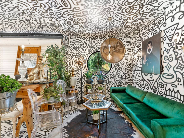 The doodle-filled flat in Glendale