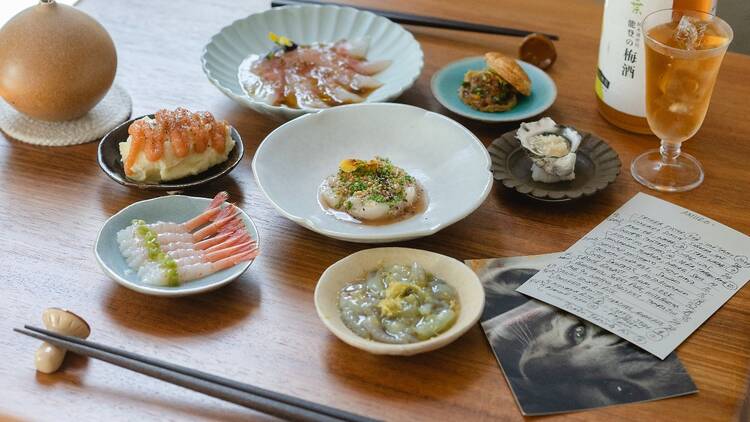 Dishes at Amuro