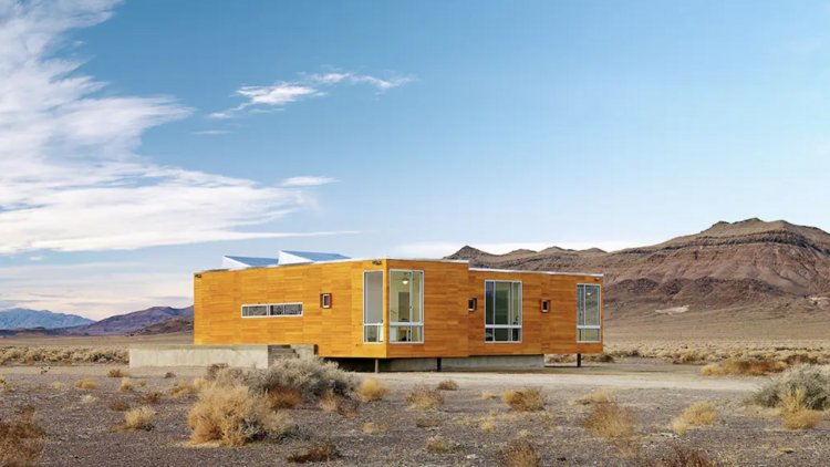 An expertly designed desert home in Beatty, Nevada