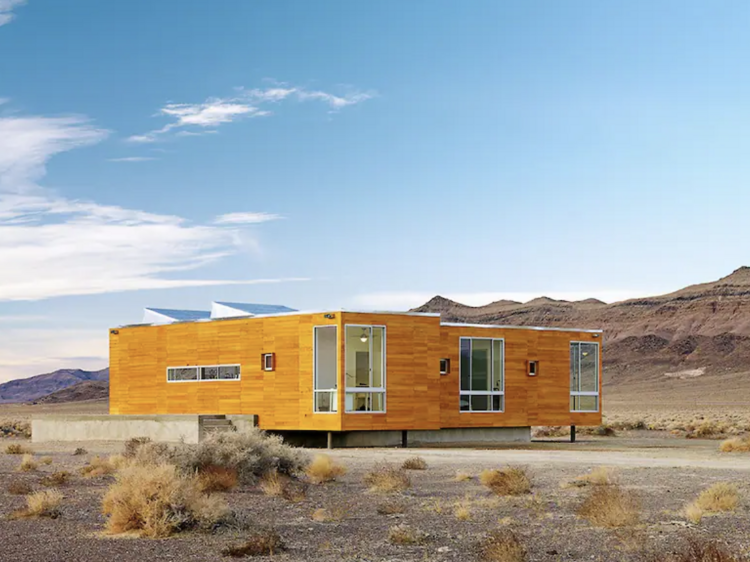 An expertly designed desert home in Beatty, Nevada