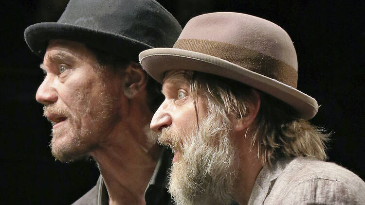 Michael Shannon and Paul Sparks in Waiting for Godot