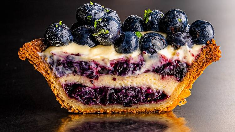 The blueberry tart at Shadow Baking