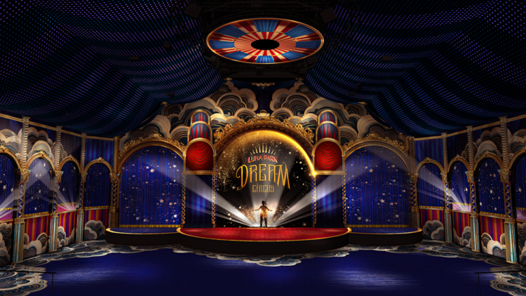 A circus stage