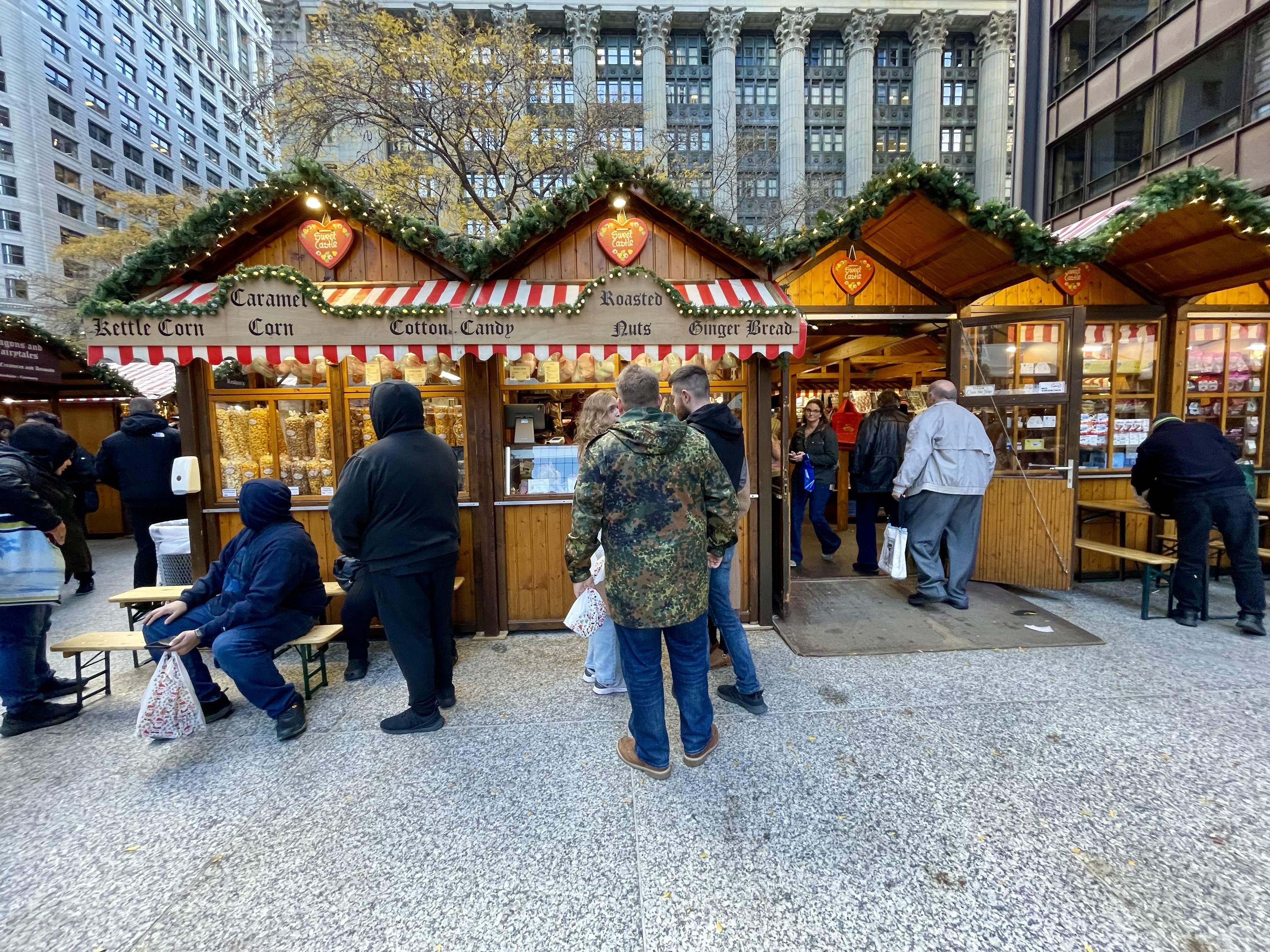The sweet castle shop at christkindlmarket