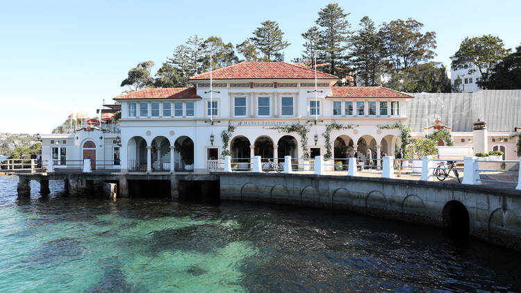 The outside of Manly Pavilion