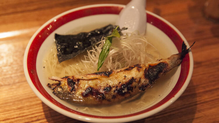 鮎ラーメン