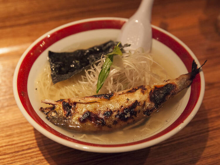 鮎ラーメン