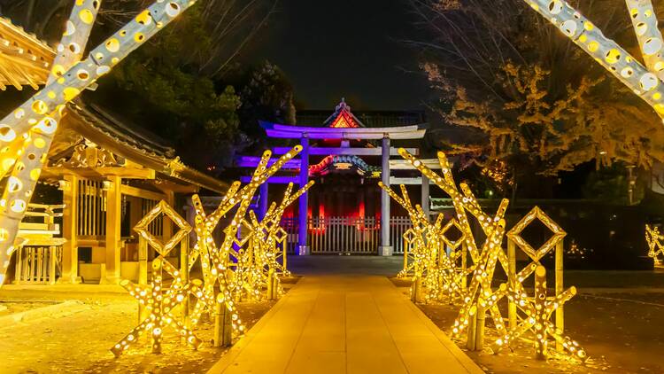 東京下町回遊竹あかり