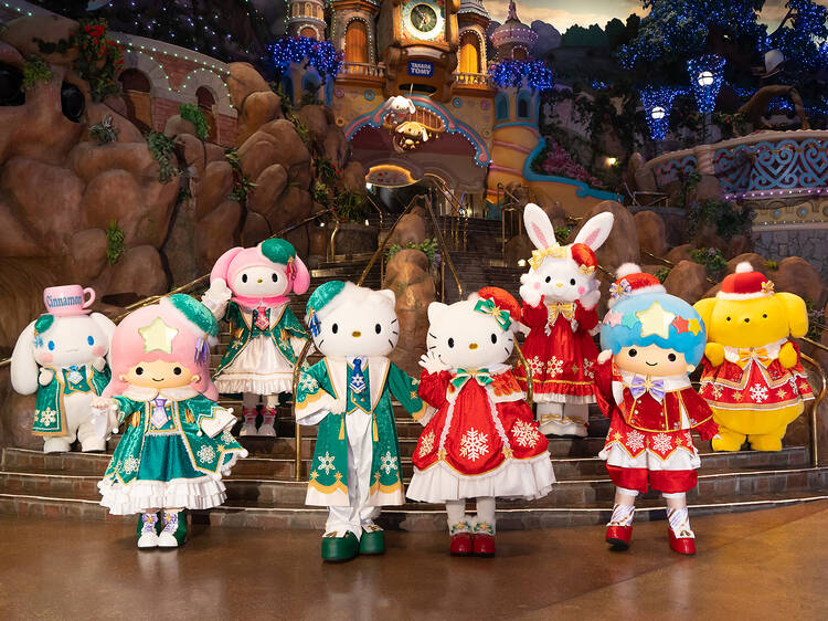 See Hello Kitty and friends sing Christmas carols at Sanrio Puroland this holiday season