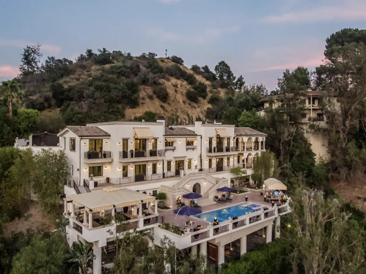 A Venetian mansion in the Hollywood Hills