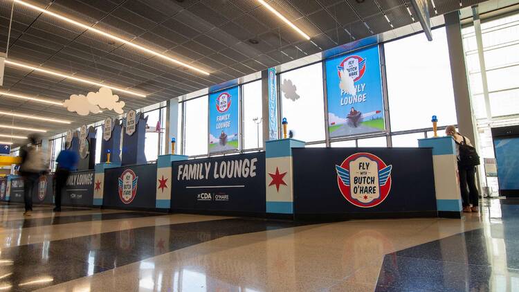 Take your kids to the family lounge