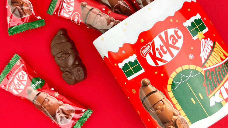 You can now get the Holiday Santa KitKat in Japan this Christmas