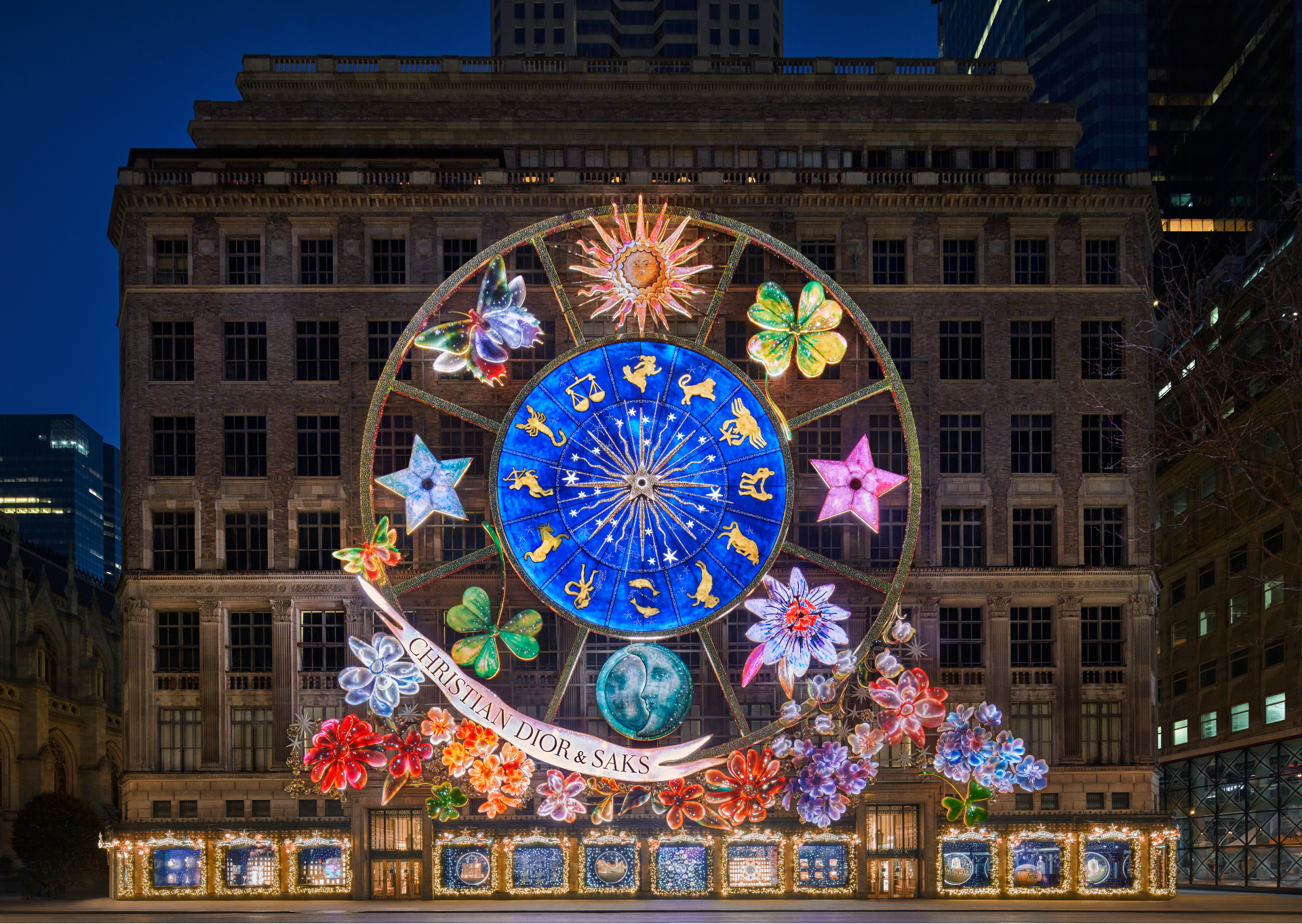 Saks Fifth Avenue and Dior team up for a holiday spectacular on
