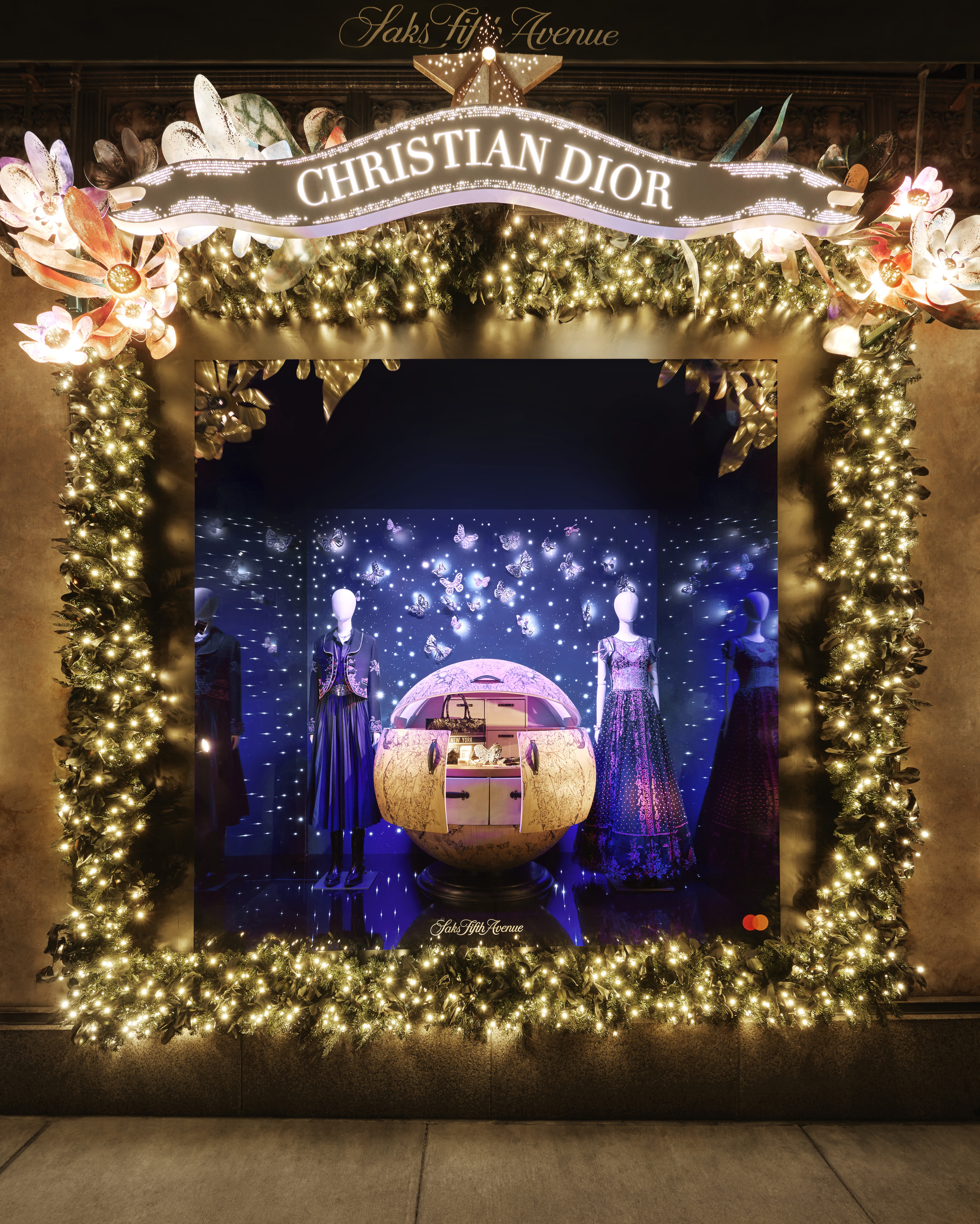 Saks Fifth Avenue’s 2023 holiday windows with Dior