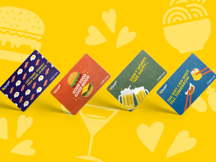 Chope gift card (from $30)