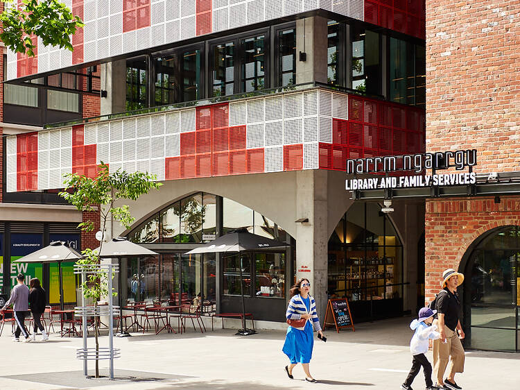 A swish new library has opened at Queen Victoria Market