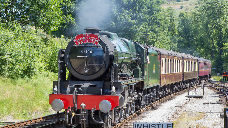 The Keighley and Worth Valley Railway near Oxenhope, Yorkshire