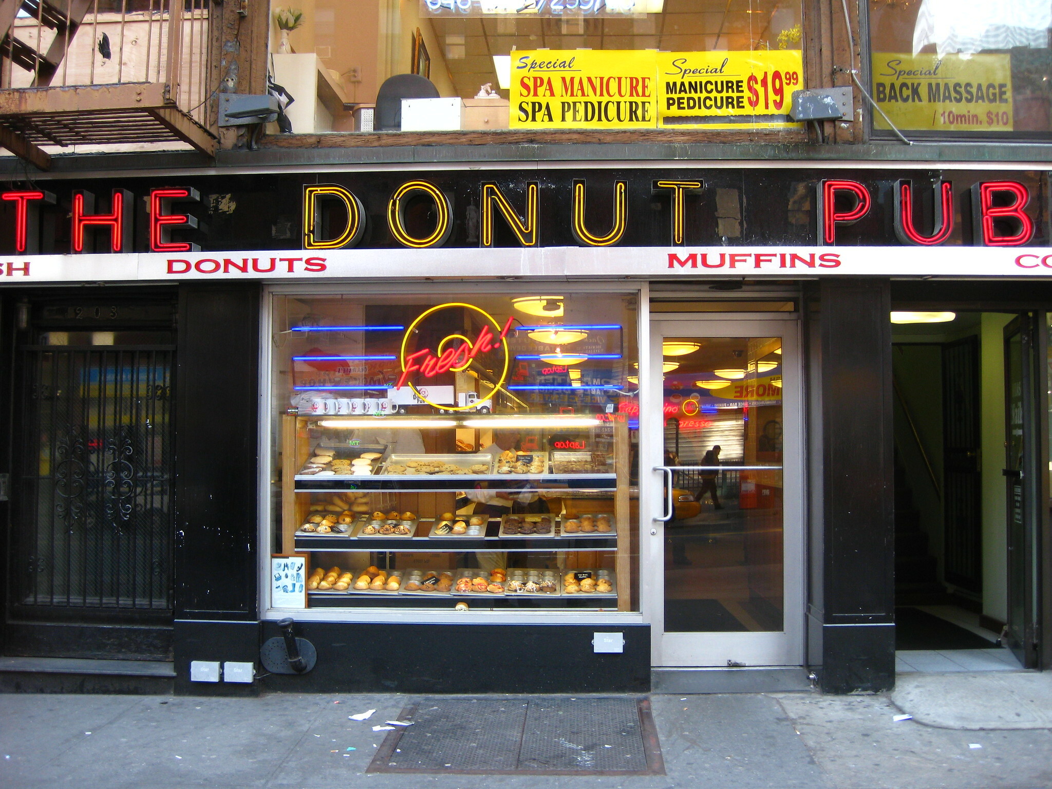 The iconic Donut Pub doughnut shop is now open 24 hours a day