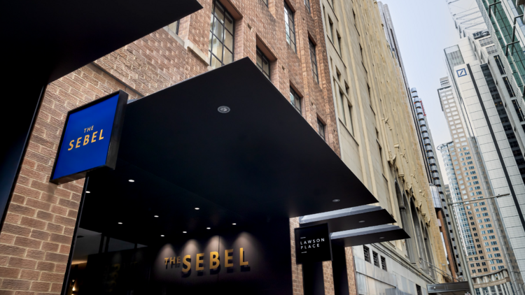 sign outside the sebel sydney martin place