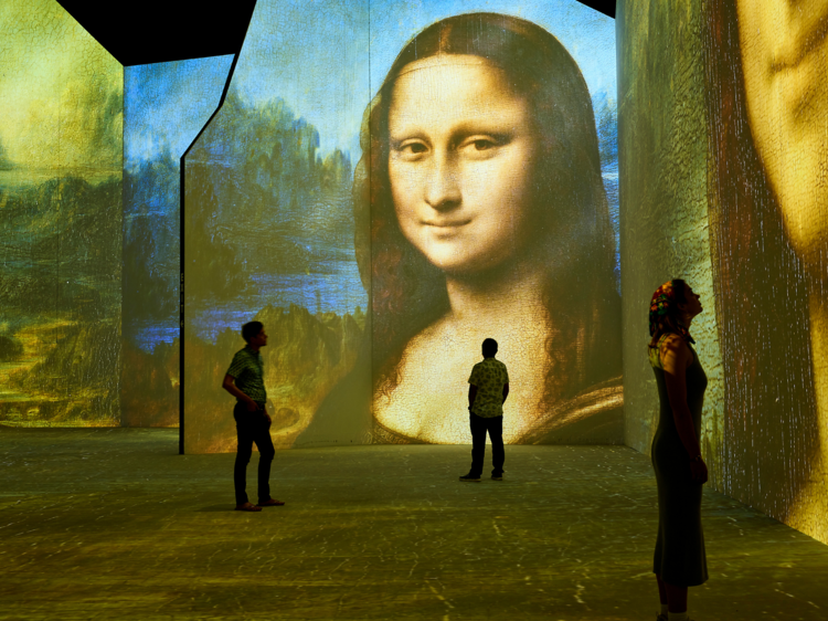 See famous artworks at this exhibition featuring Leonardo da Vinci at The Lume